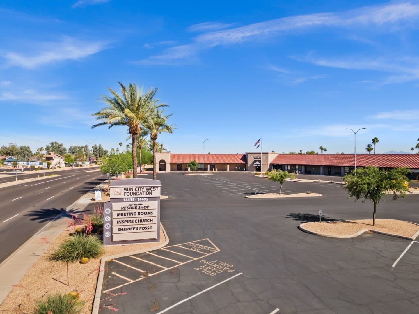 Sun City West Foundation campus, inviting neighbors to subscribe to the monthly newsletter.