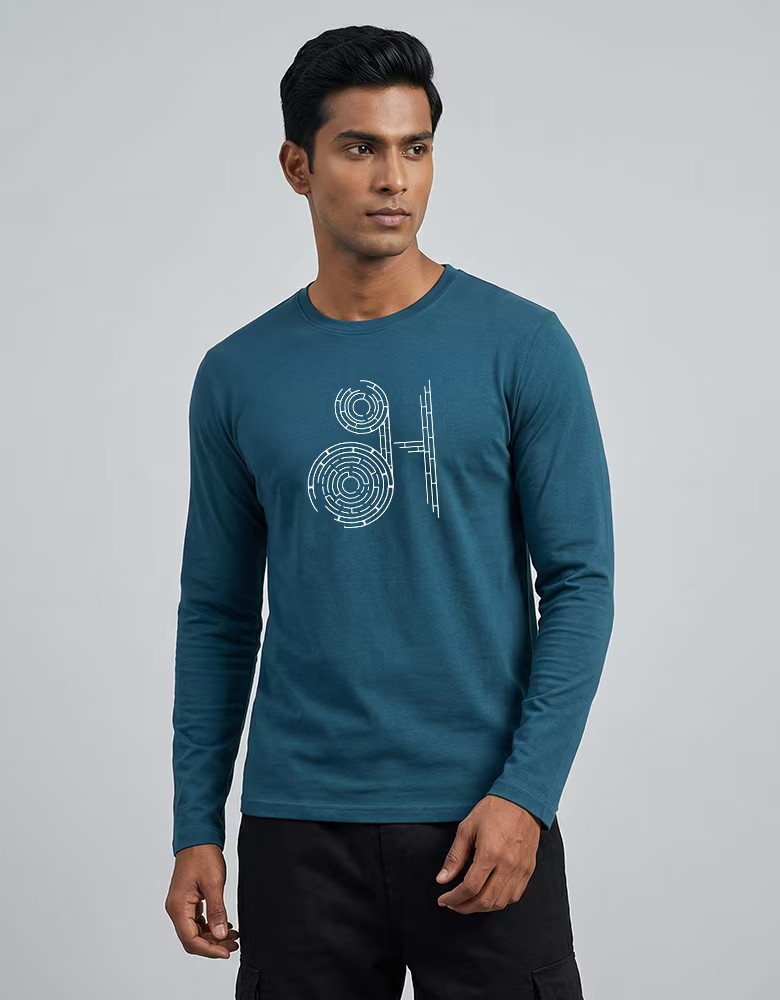 Tamil Printed T-Shirts - Full sleeve