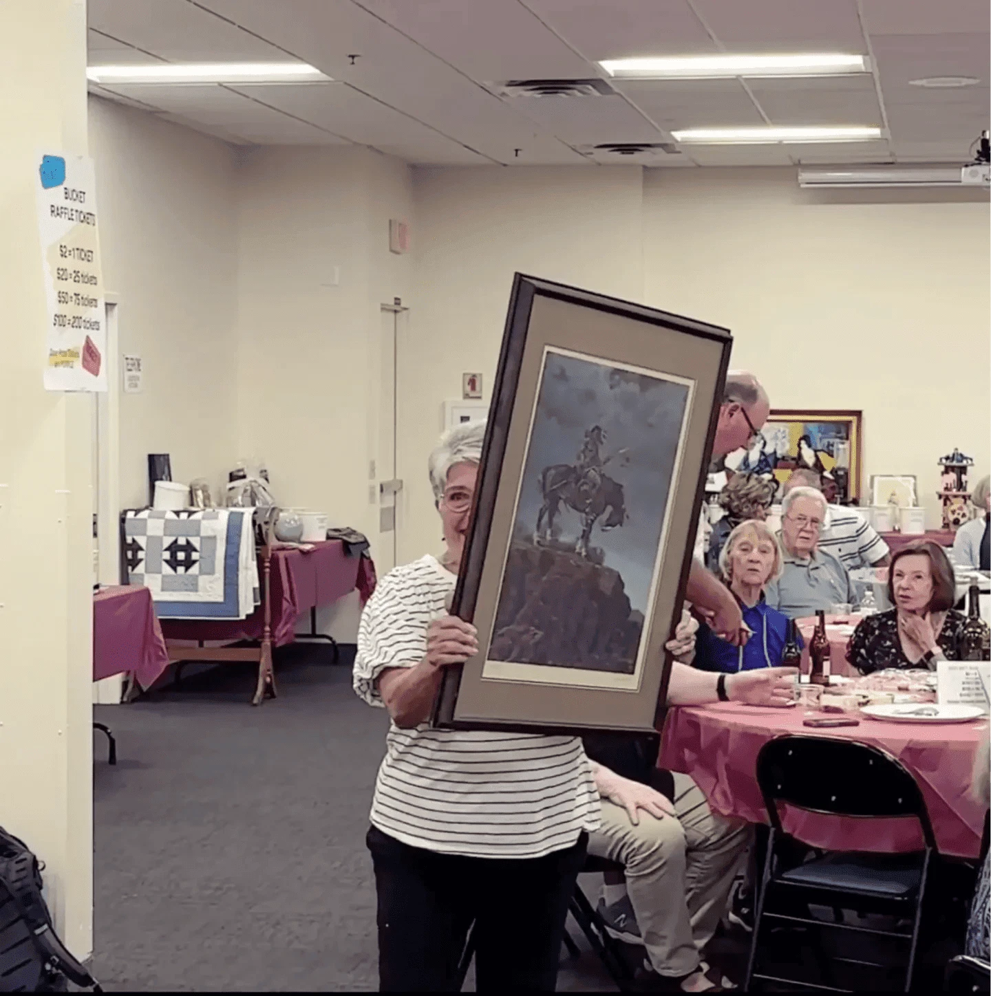 Handmade artwork and crafts representing the An Artistic Affair community fundraiser.