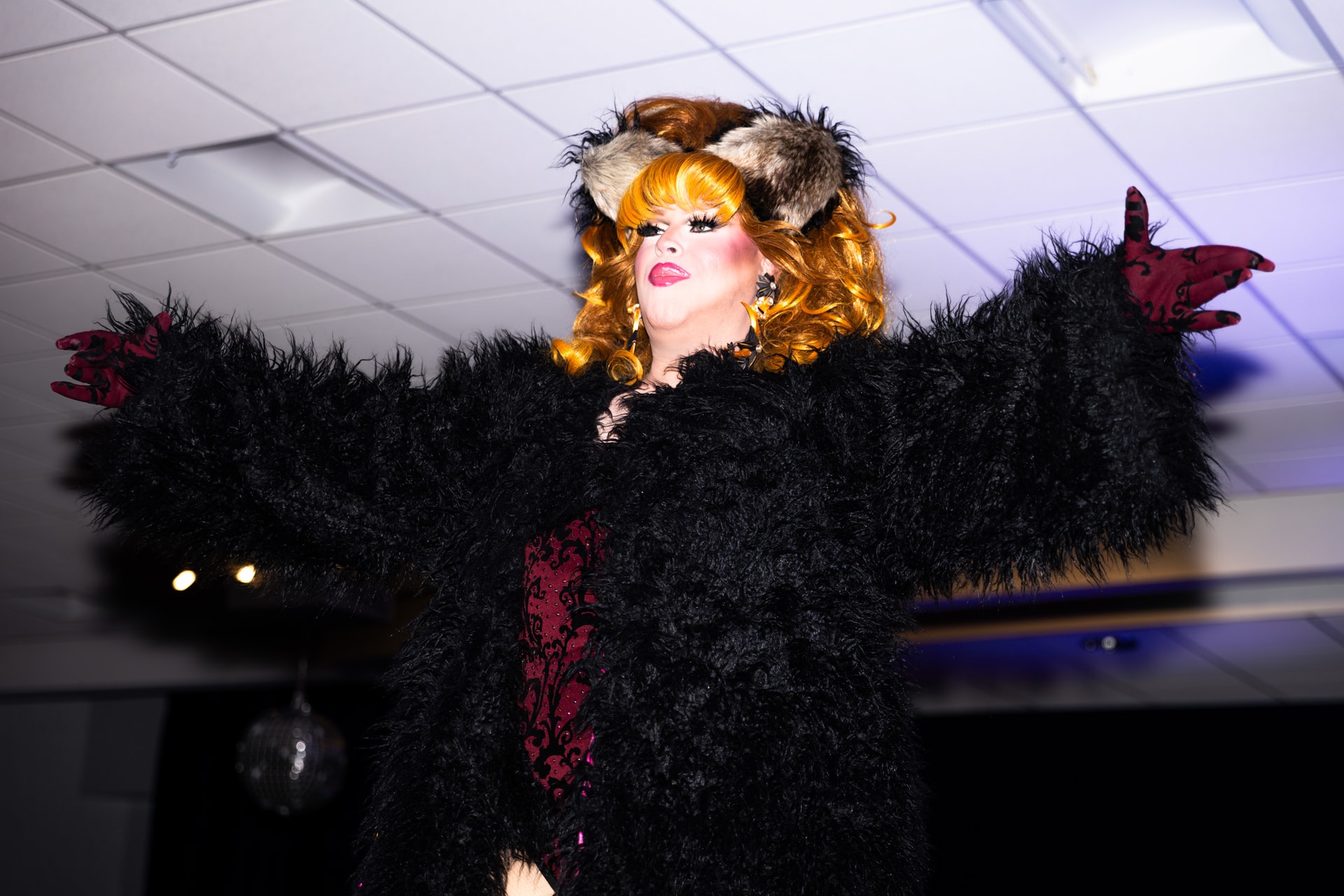 Drag Queen performing on stage