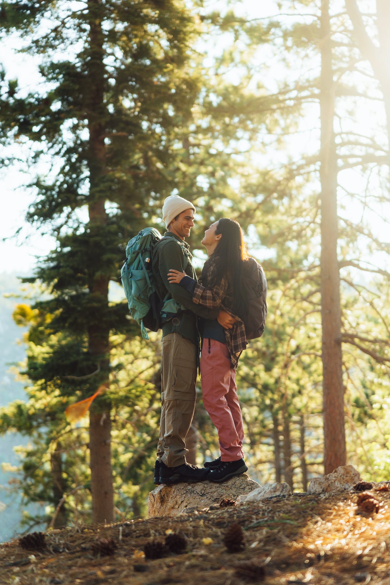 Couple in the forest