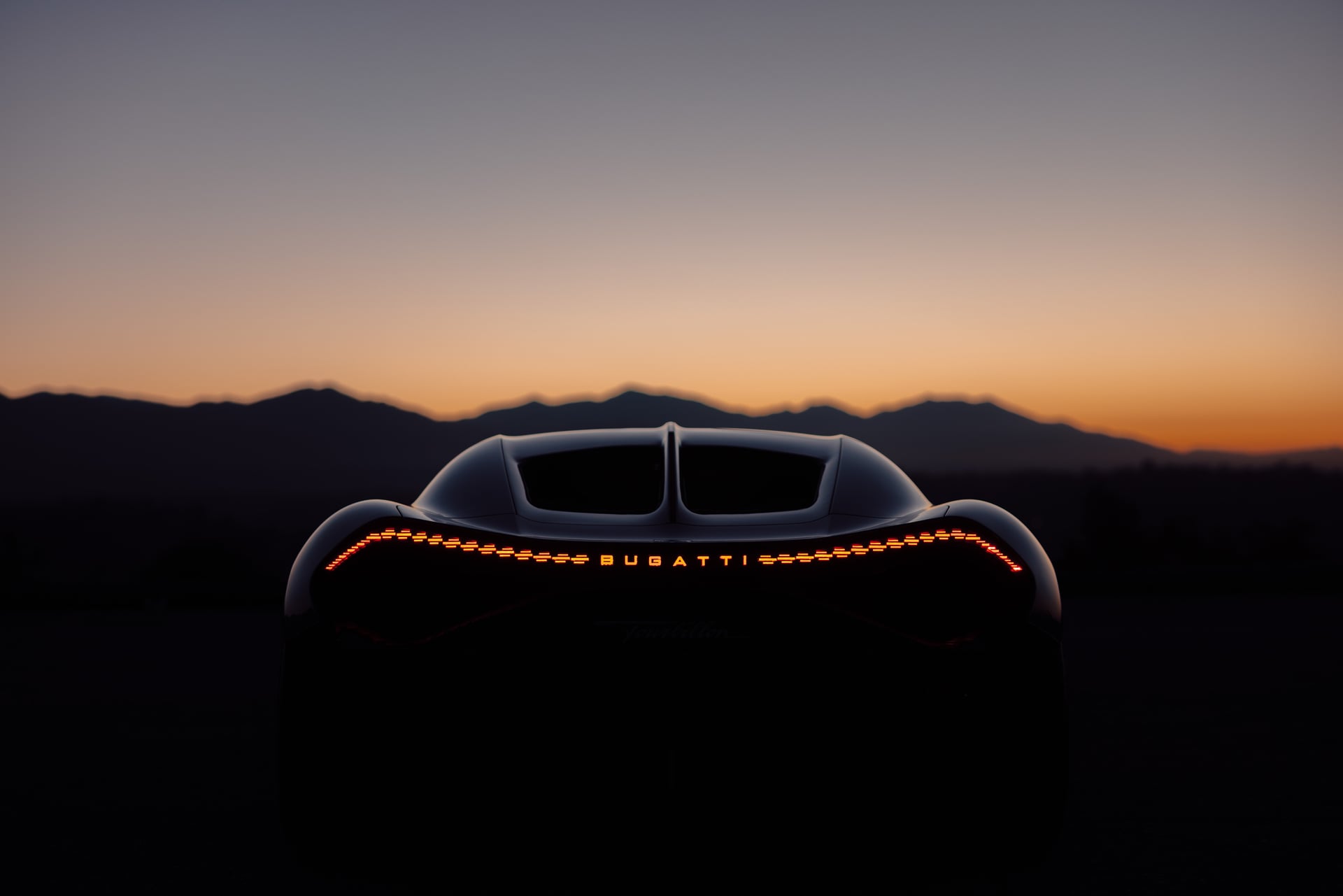 Tourbillon sunset silhouette