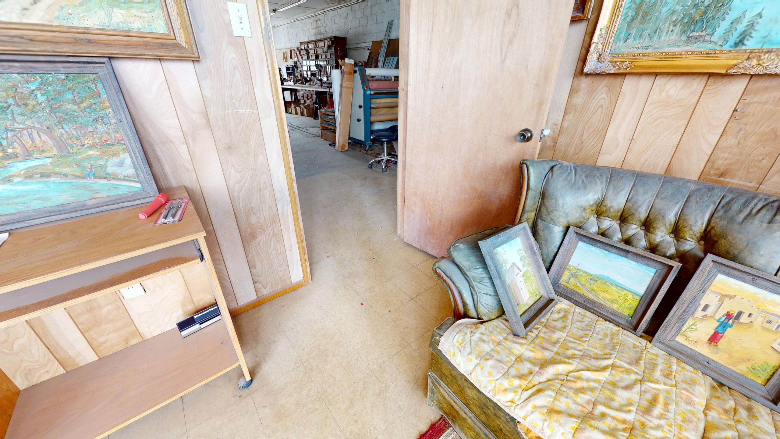Interior workspace