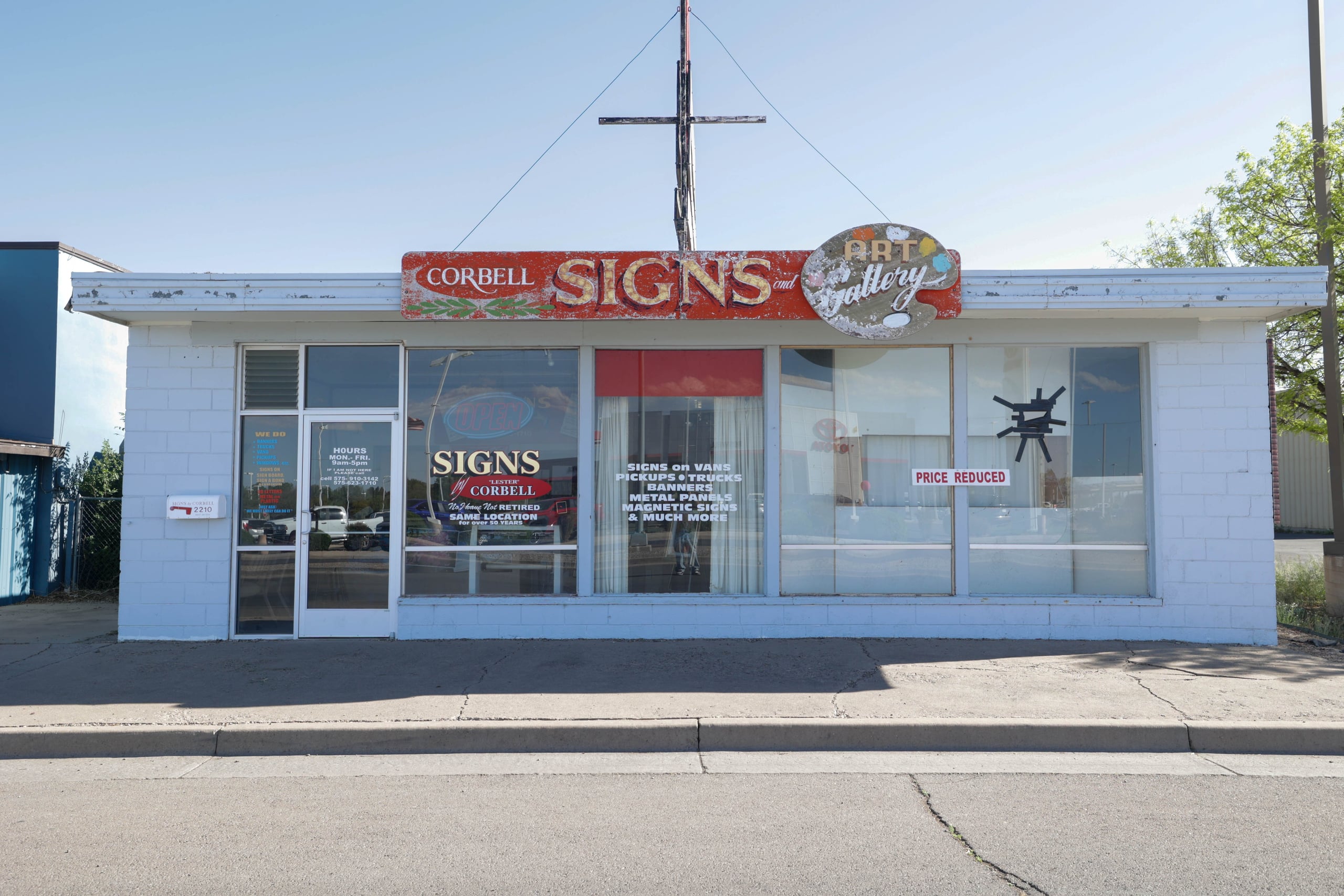 Front exterior of the commercial property at 2210 W 2nd Street