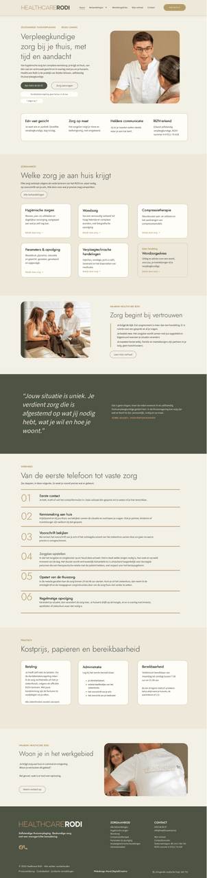 Healthcare RoDi — Webdesign