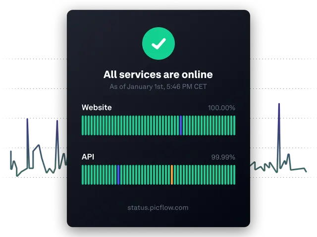 Update status history of Picflow
