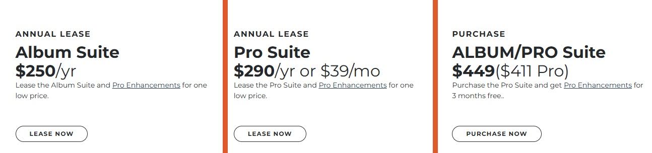 Fundy Designer pricing