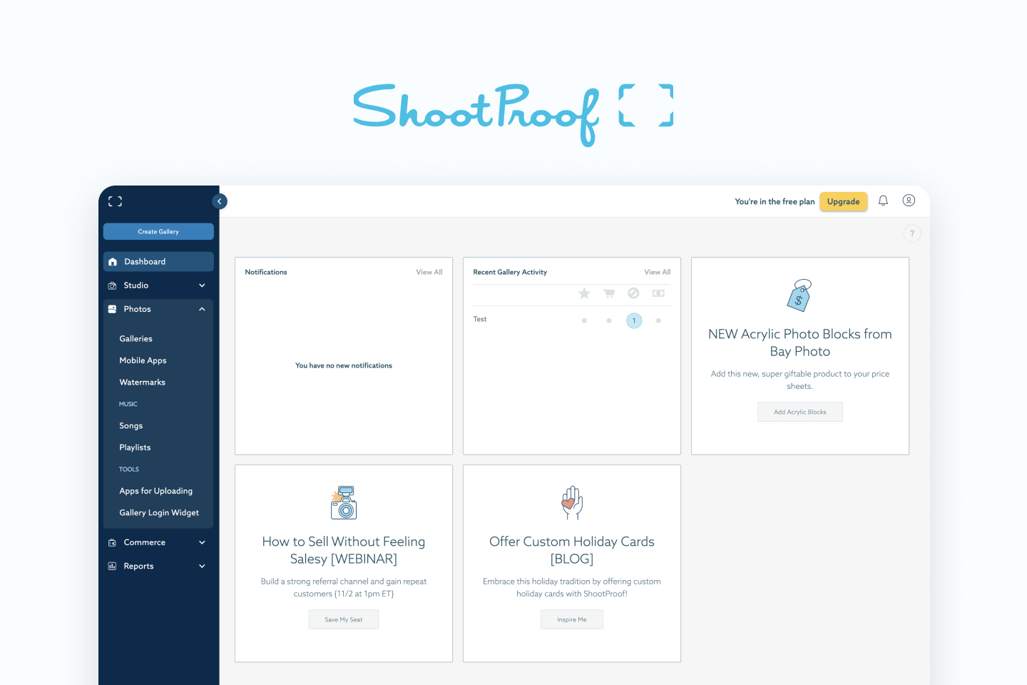 Product Visual of ShootProof (shootproof.com)