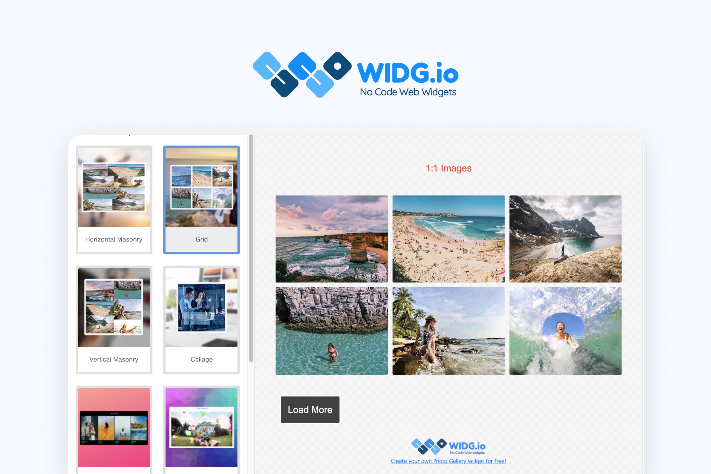 Product Visual of WIDG (widg.io)