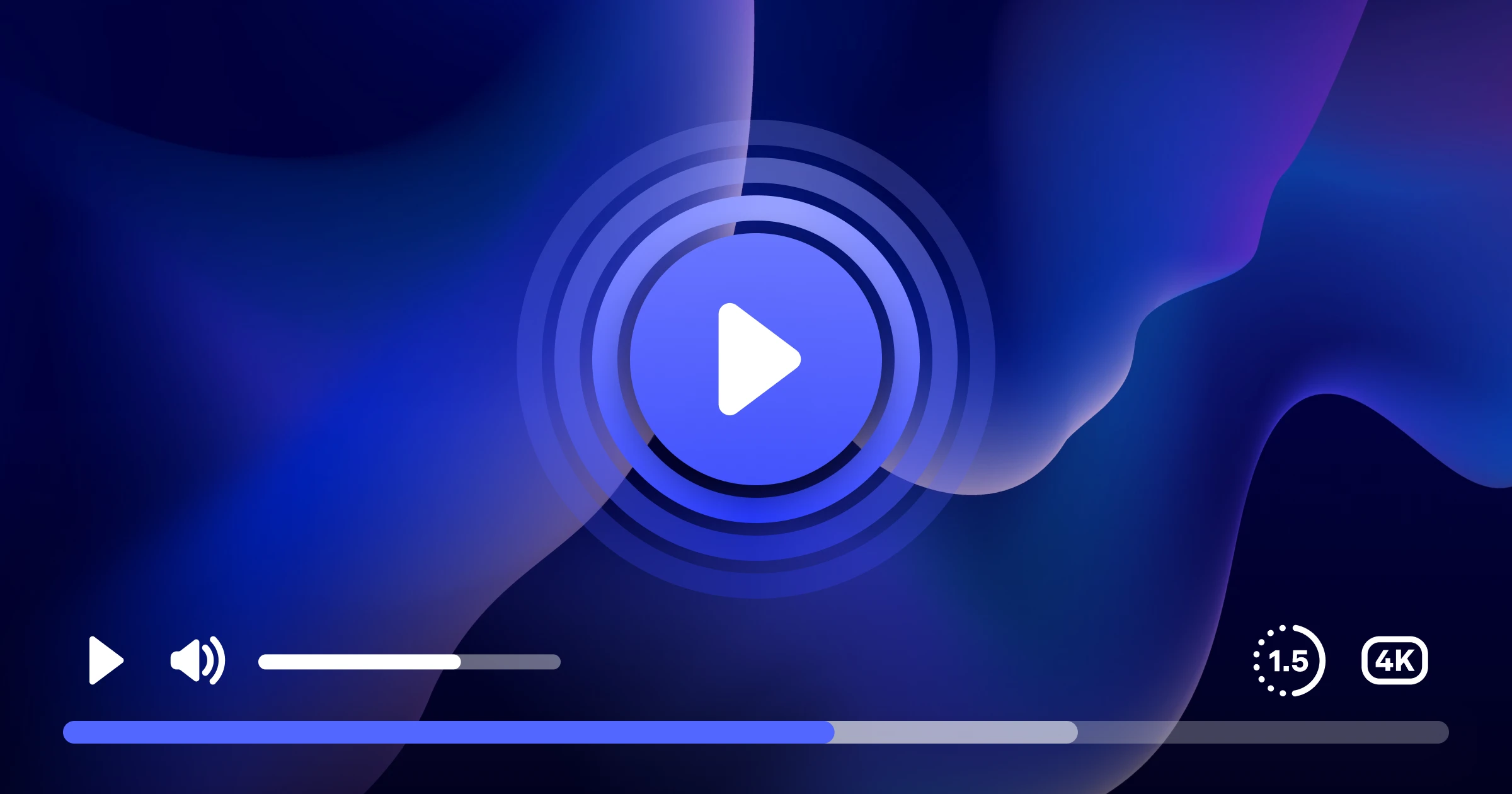 Visual of a Video Player