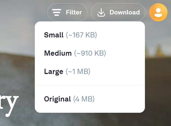 Finalize the selection