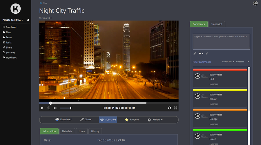 video feedback tools kollaborate